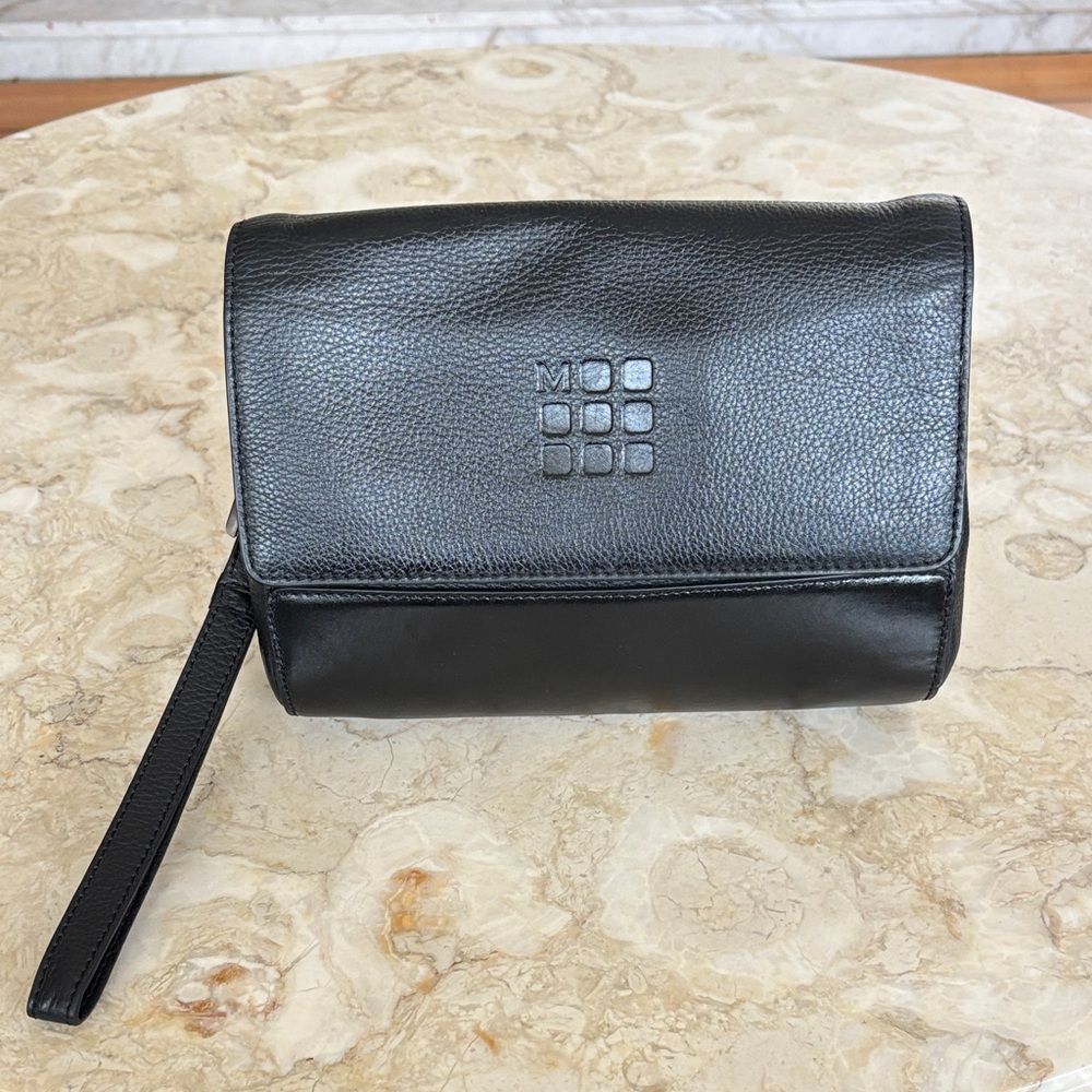 Moleskine Classic Leather Clutch Wristlet Bag Unisex - As New